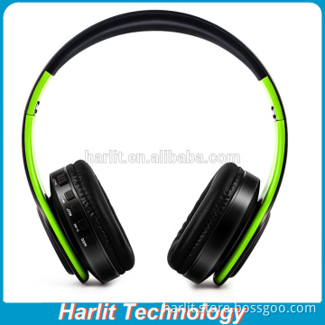 New Stylish Stereo Bluetooth 4.0 Headphones With Microphone And 3.5mm Aux Hand Free SD Card FM Radio